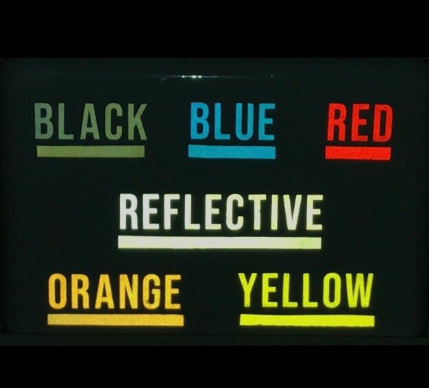 Reflective Number Address Decal