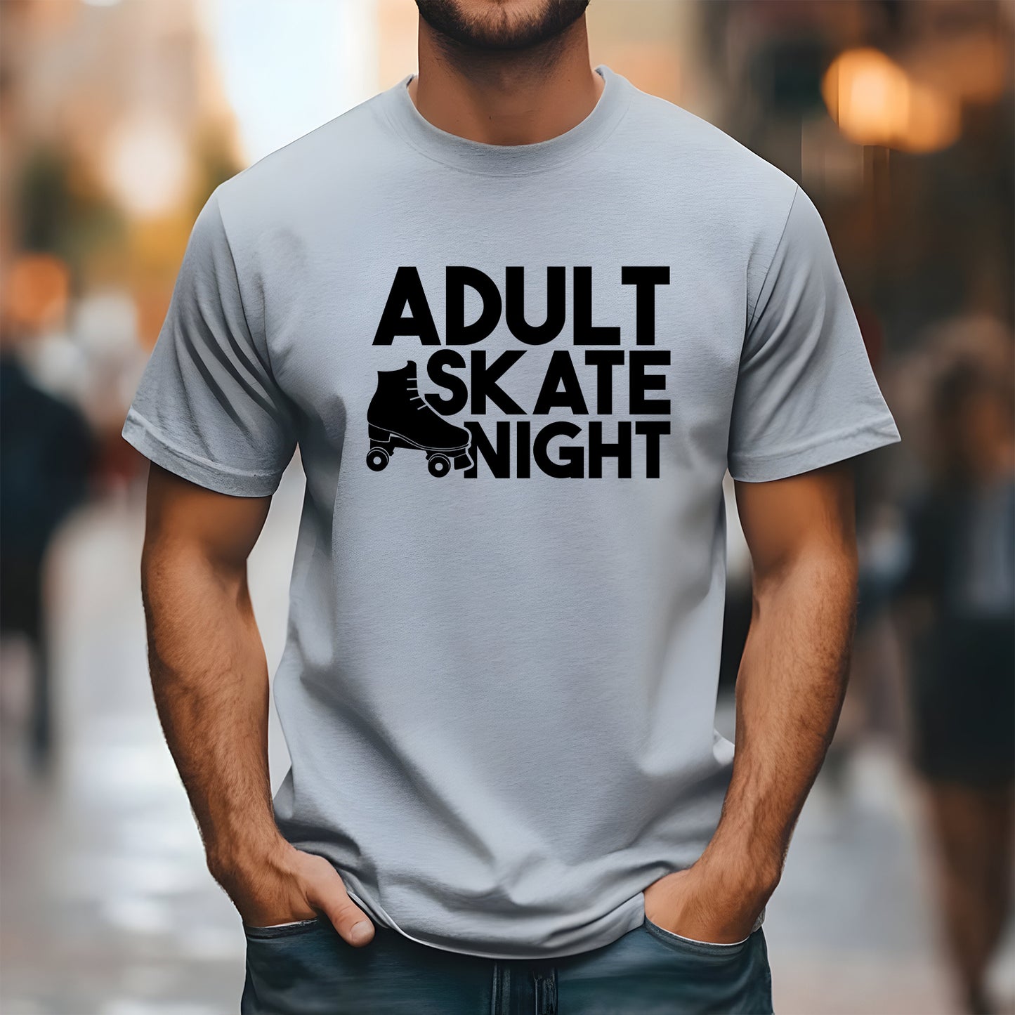 Adult Skate Night -  Adult Unisex Short Sleeve T-Shirt