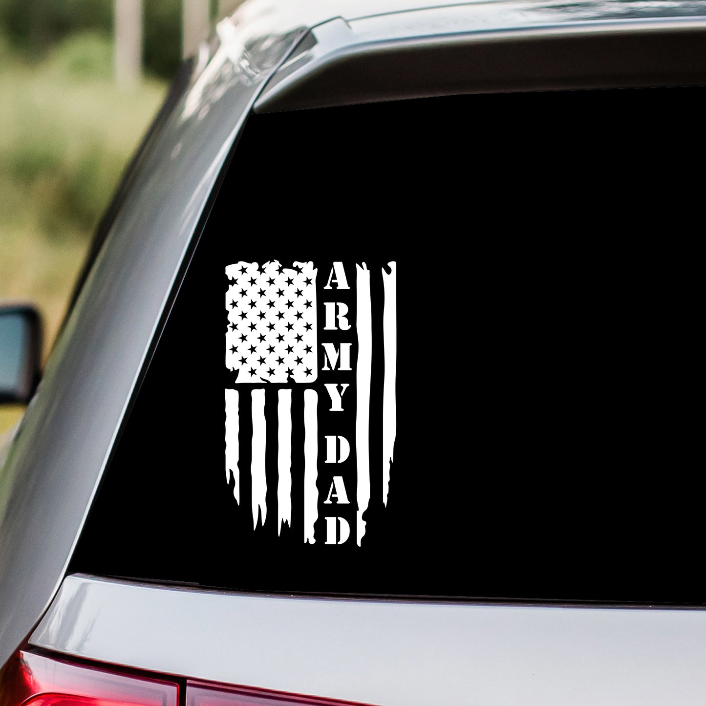 Army Dad US Flag Decal Sticker