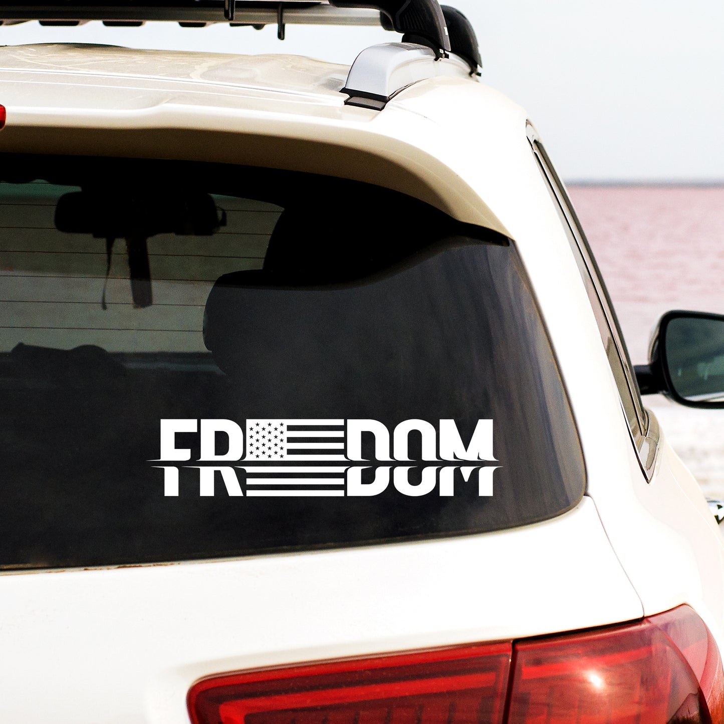 Freedom American Flag USA Vinyl Decal