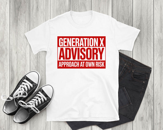Generation X Advisory Adult T-Shirt