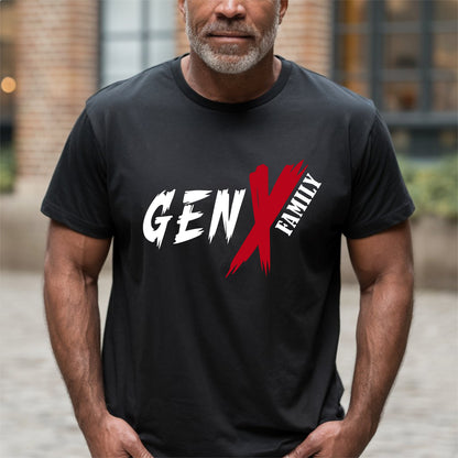 Gen X Family Adult Short Sleeve T-Shirt