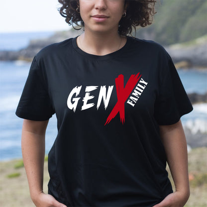 Gen X Family Adult Short Sleeve T-Shirt