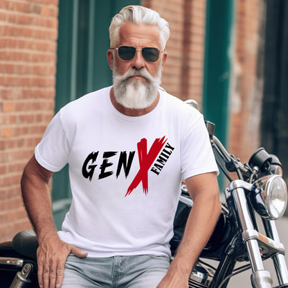 Gen X Family Adult Short Sleeve T-Shirt