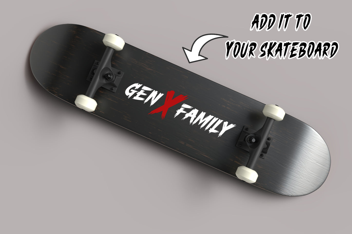 Gen X Family Grunge Vinyl Decal