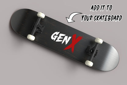 Gen X Grunge Decal Sticker