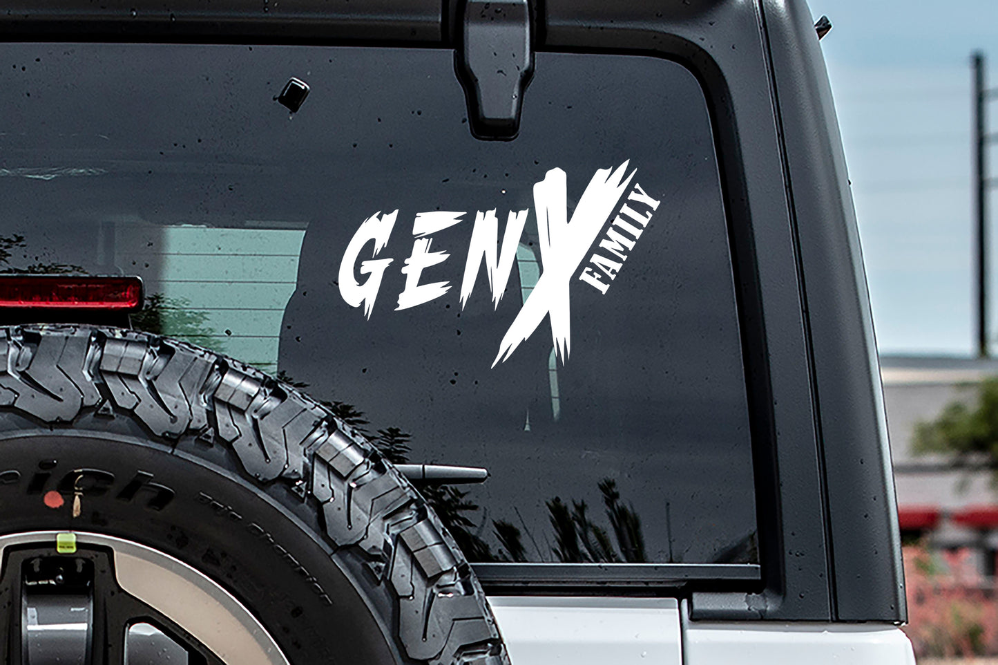 Gen X Family Vinyl Decal