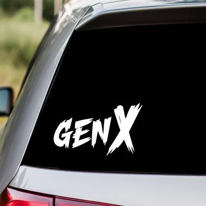 Gen X Grunge Decal Sticker