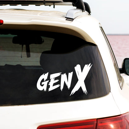 Gen X Grunge Decal Sticker