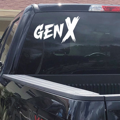 Gen X Grunge Decal Sticker