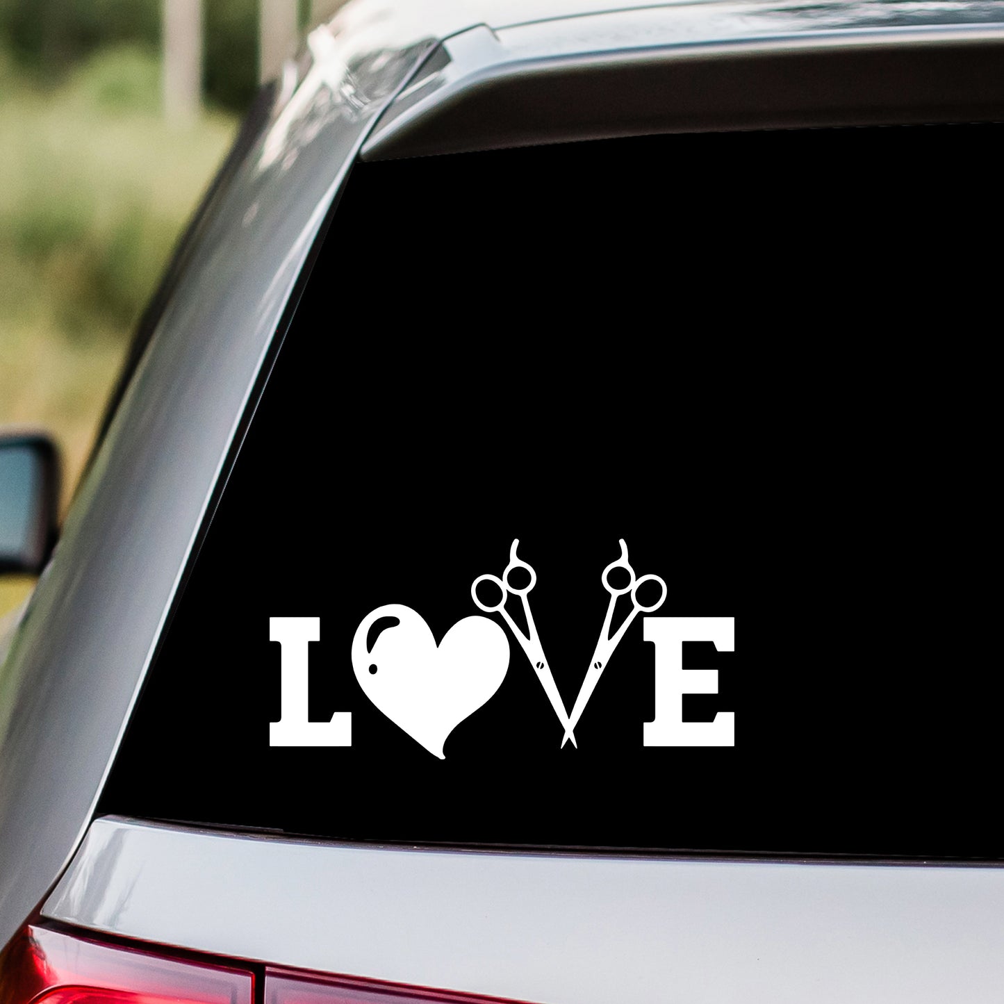 Hairstylist Barber Love Decal Sticker