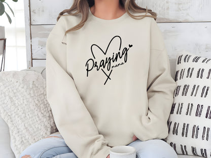 Praying Mama Fleece Sweatshirt Adult Unisex