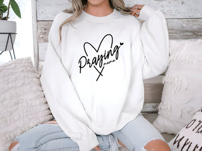 Praying Mama Fleece Sweatshirt Adult Unisex
