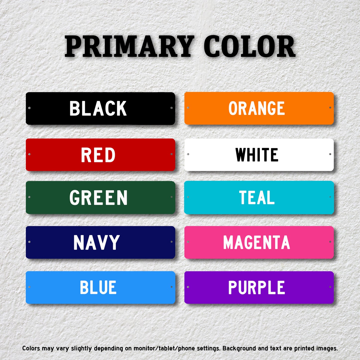 Custom Mini Street Sign