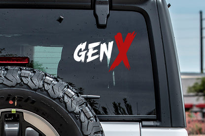 Gen X Grunge Decal Sticker