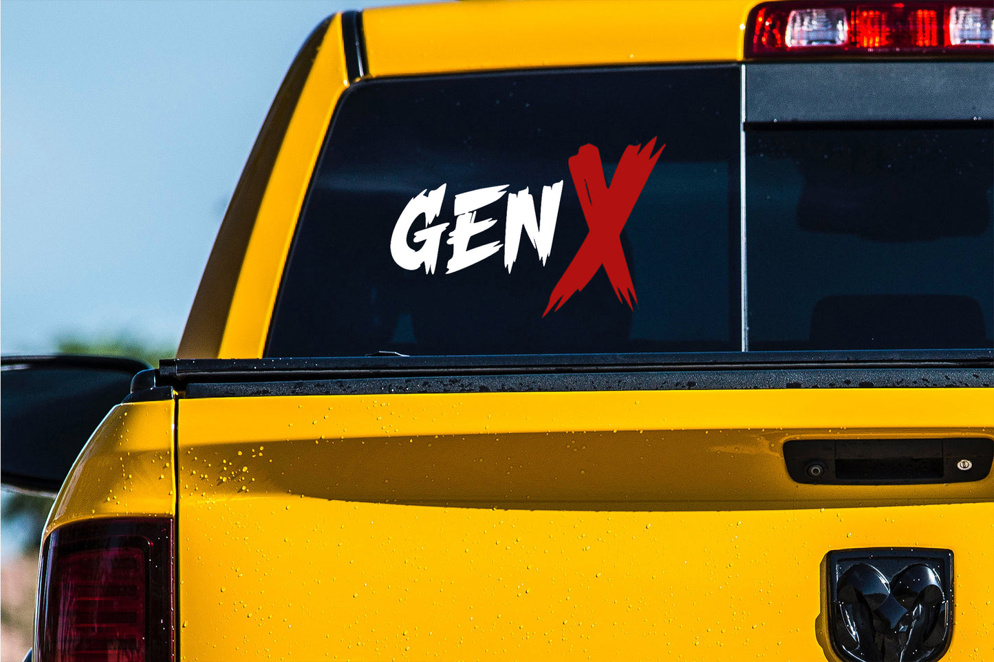Gen X Grunge Decal Sticker