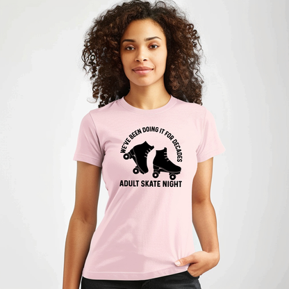 Doing It For Decades - Adult Skate Night -  Adult Unisex Short Sleeve T-Shirt