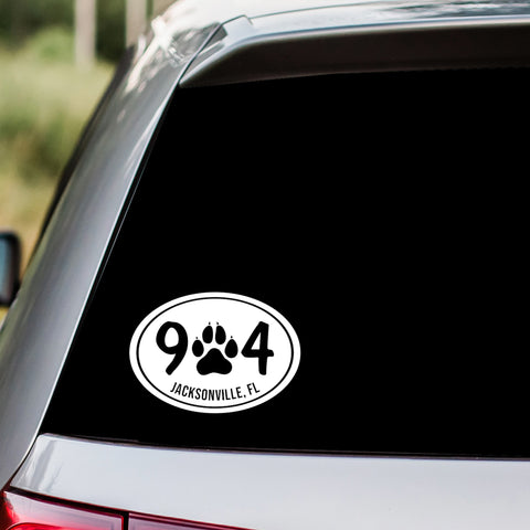 904 Jacksonville Oval Decal