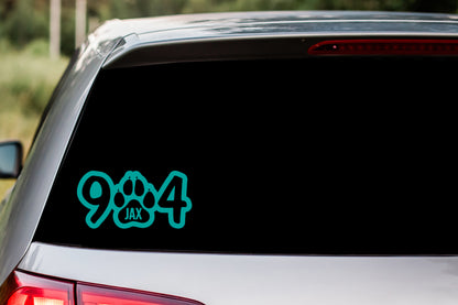JAX 904 Jaguar Pawprint Decal Sticker