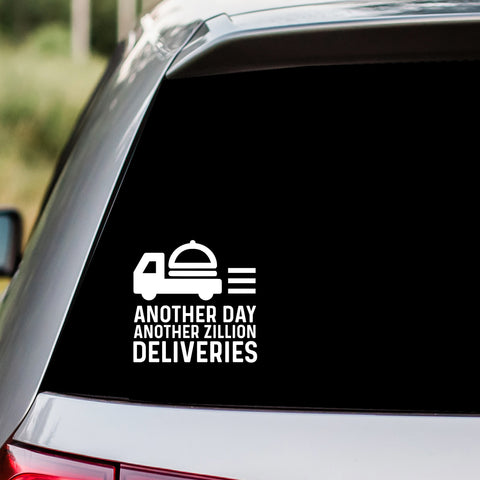 Another Zillion Deliveries Food Decal