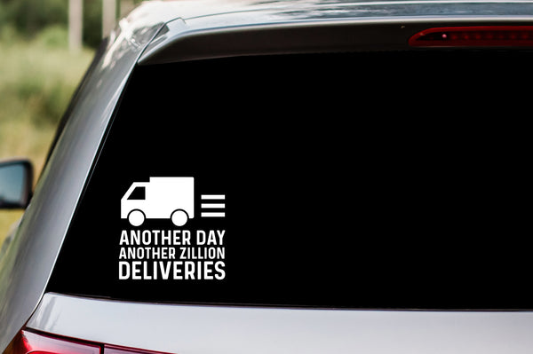 Another Zillion Deliveries Decal