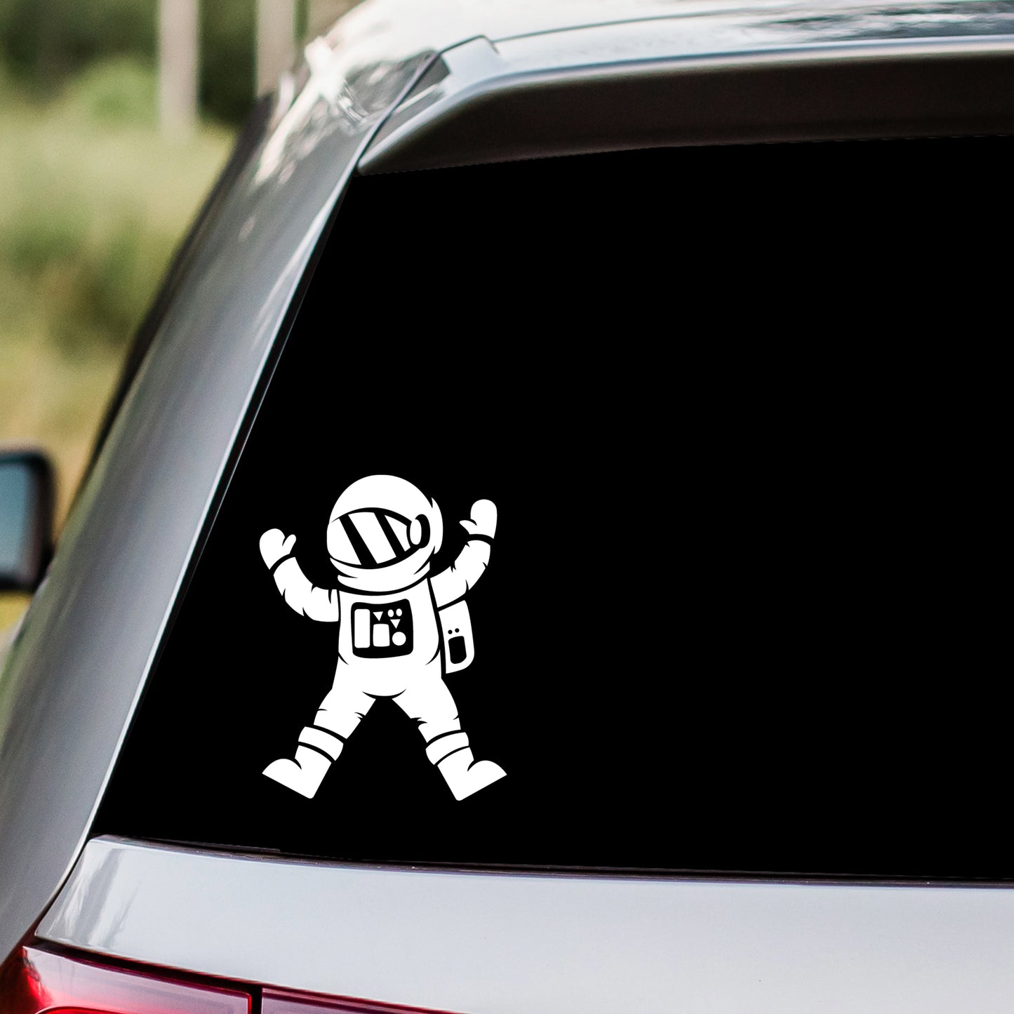 Astronaut Space Jump Decal Sticker