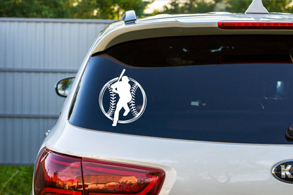 Baseball Batter Decal