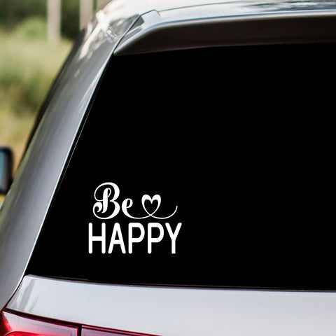 Be Happy Decal