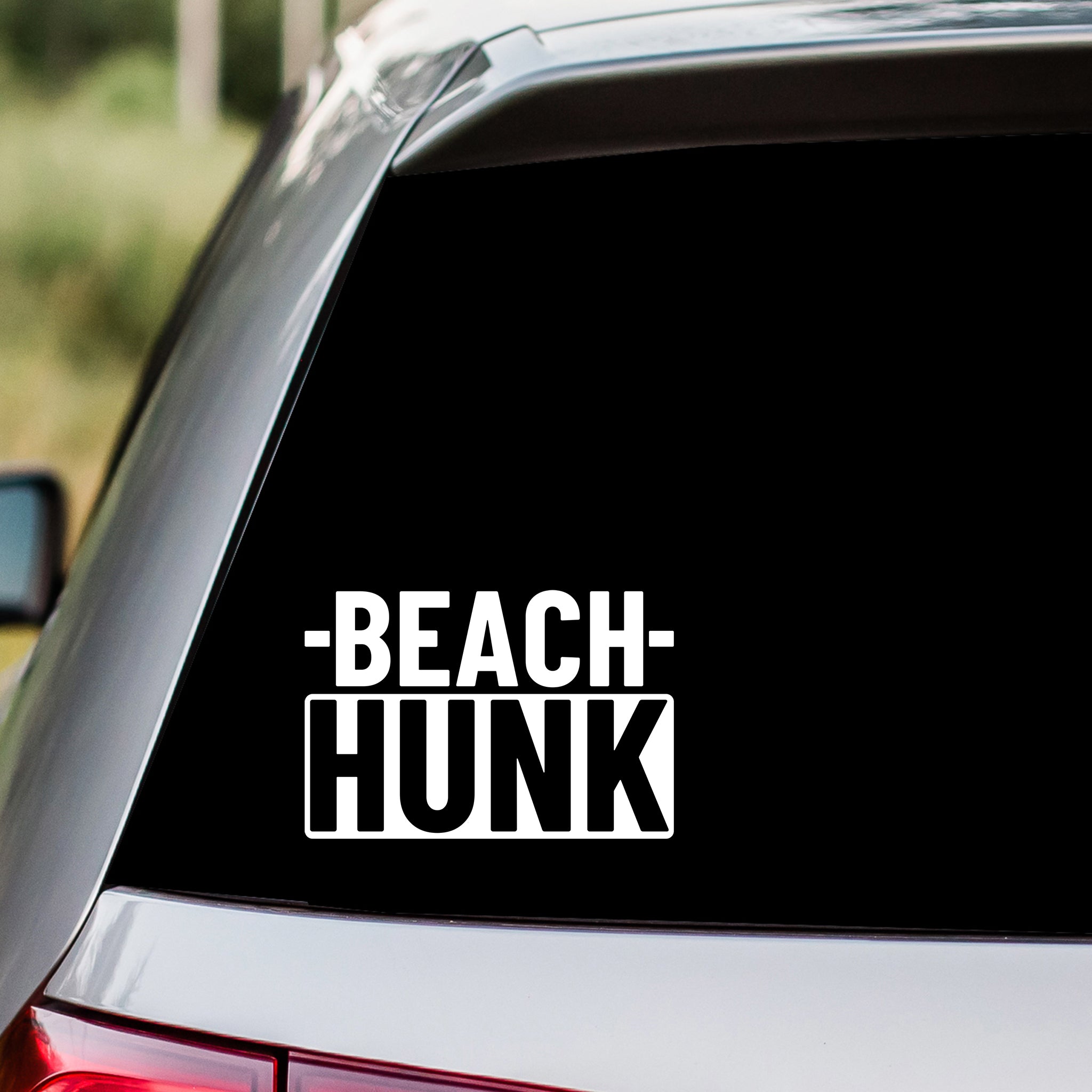 Beach Hunk decal