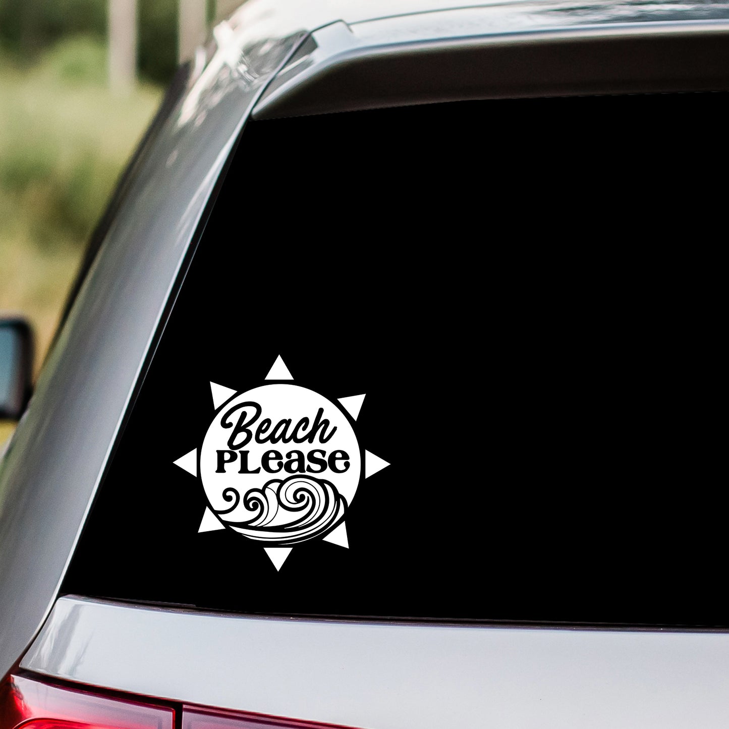 Beach Please Decal