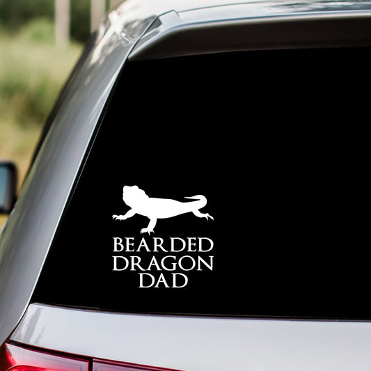 Bearded Dragon Dad Decal