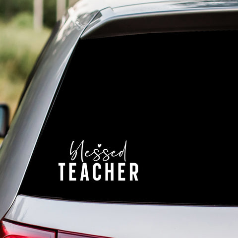 Blessed Teacher Decal