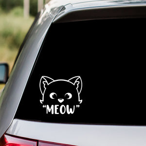 Cats Meow Decal Sticker