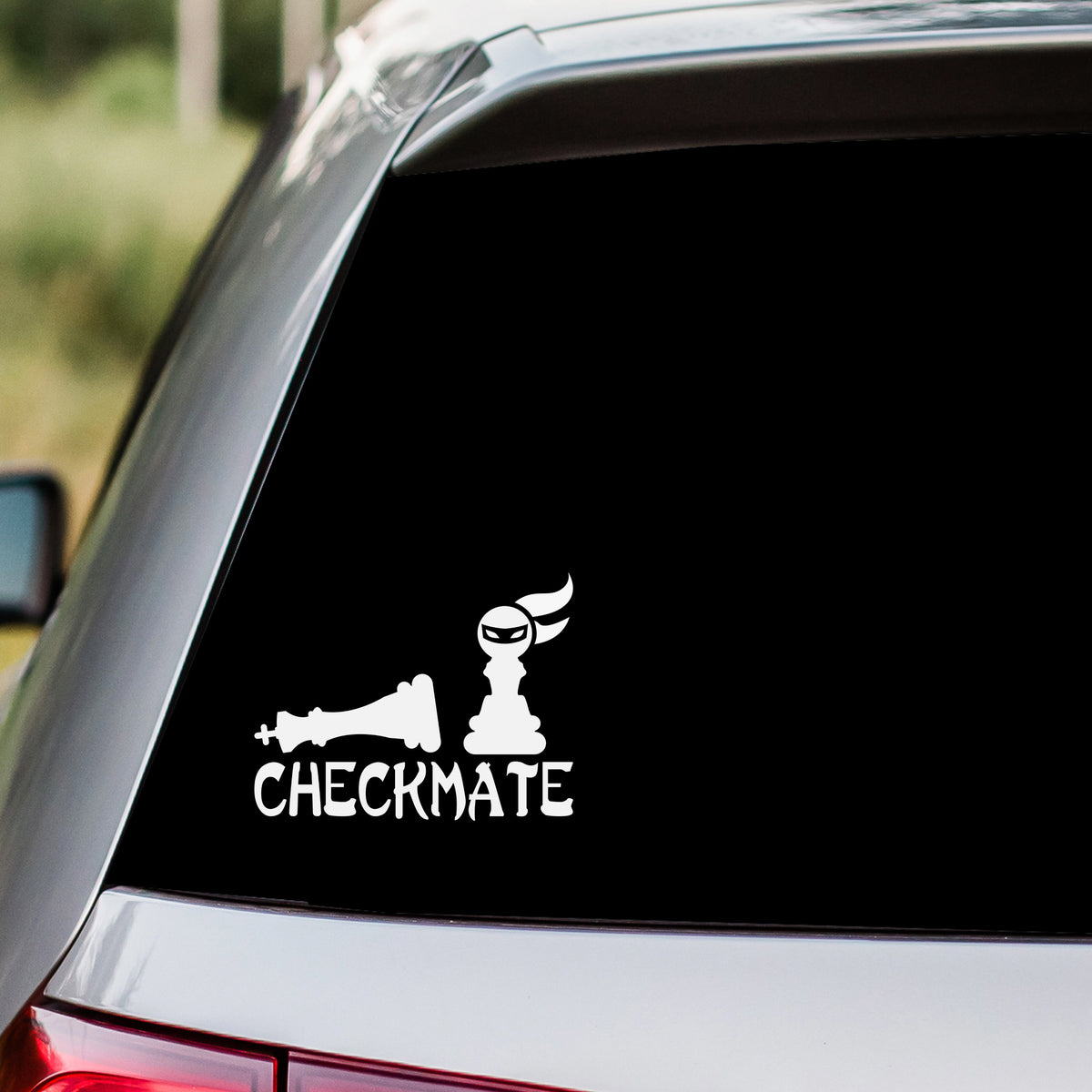 Checkmate Racing Sticker Checkmate Ninja Chess Decal Sticker – Gifted Creations