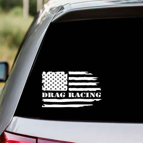 Drag Racing US Flag