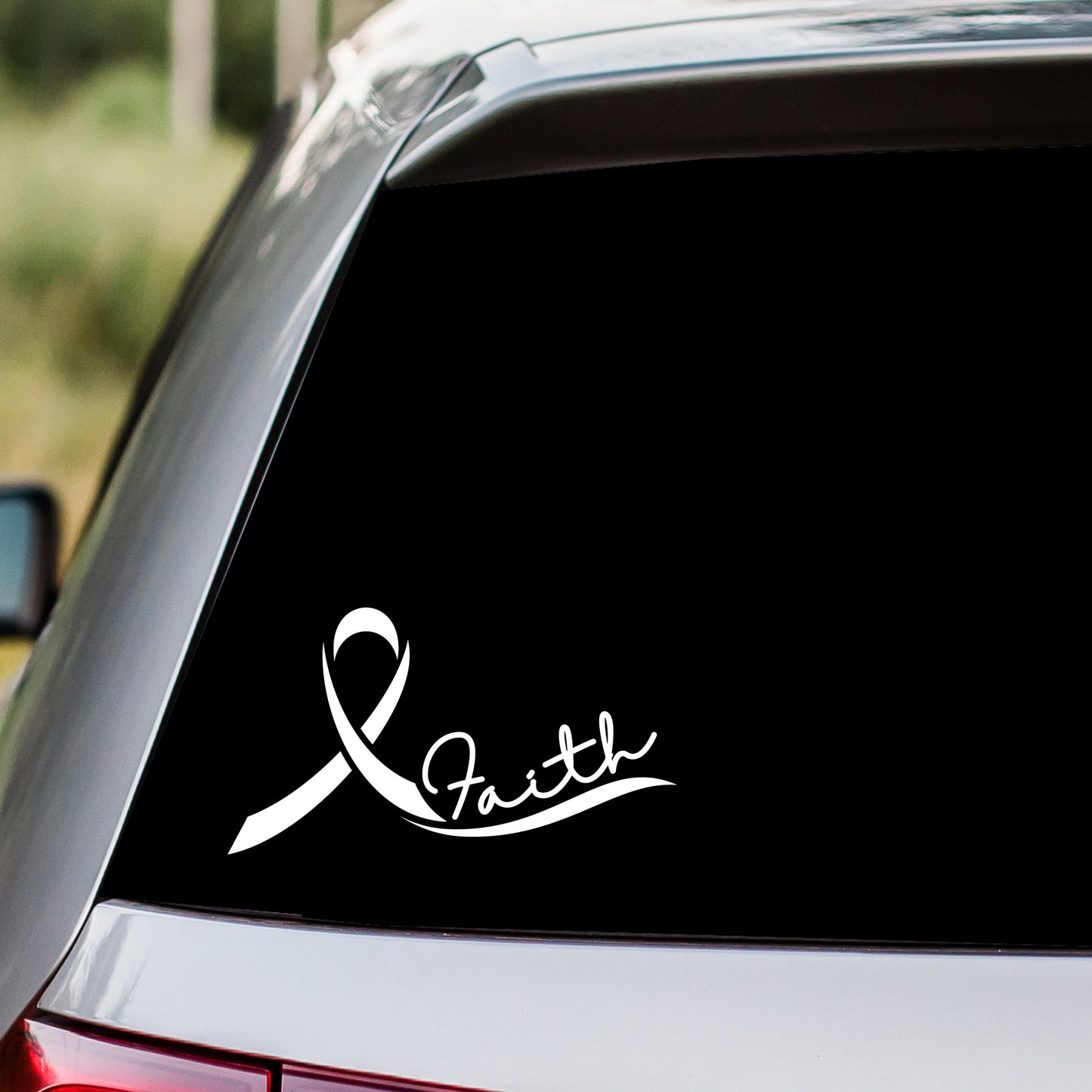 Faith Cancer Ribbon