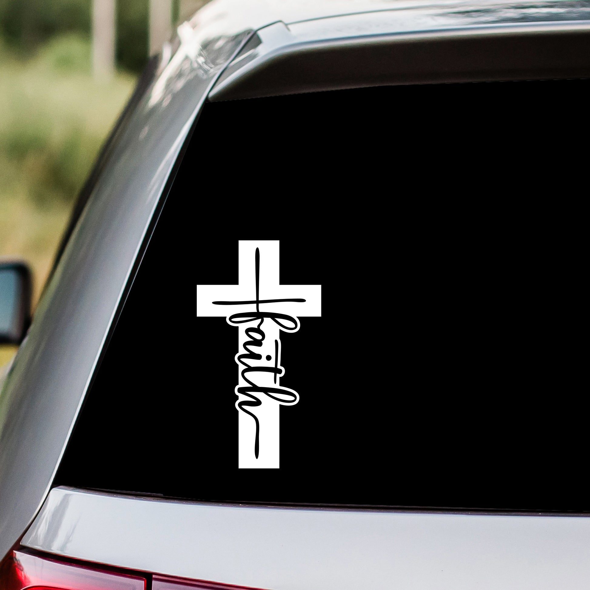 Faith Cross Decal