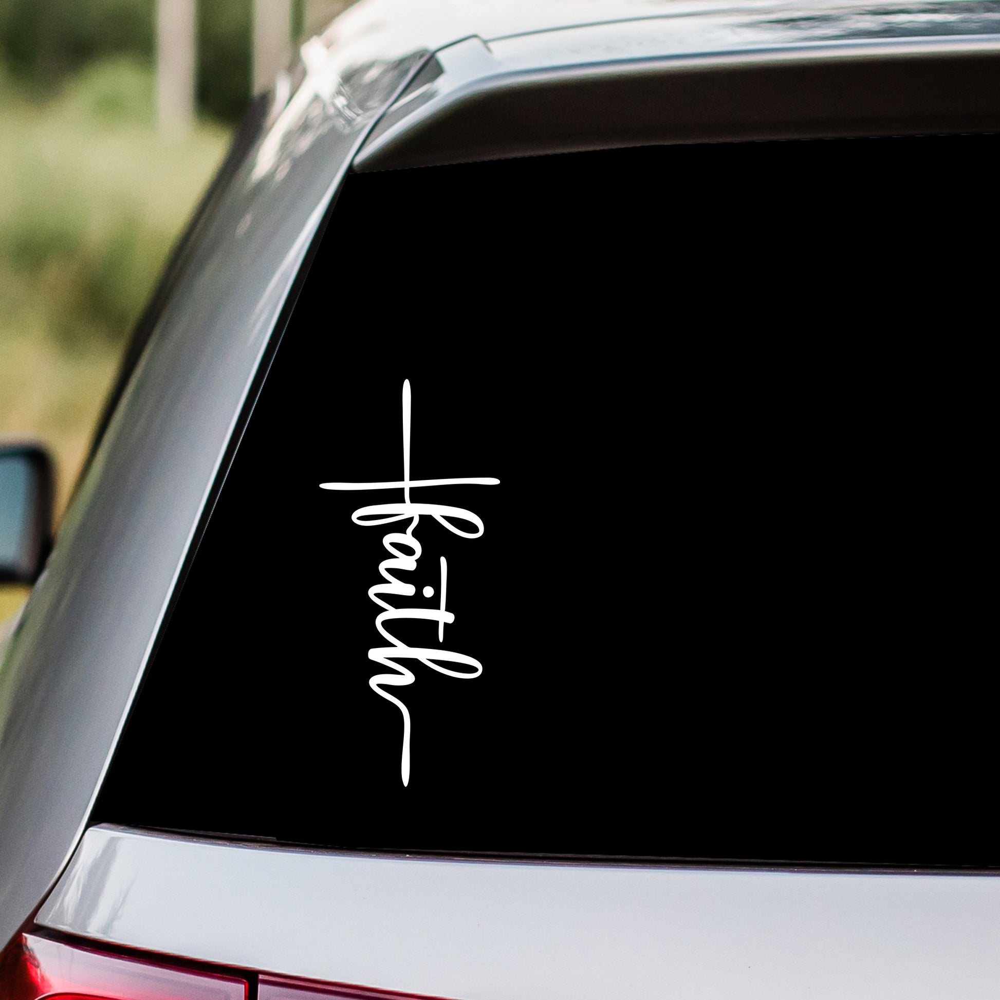 Faith Cross 2 Decal