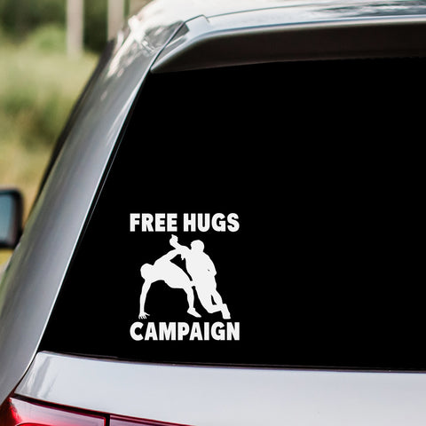 Wresting Free Hugs Campaign Decal