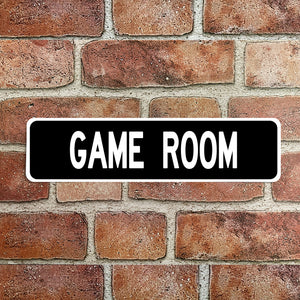 Game Room Novelty Mini Street Sign
