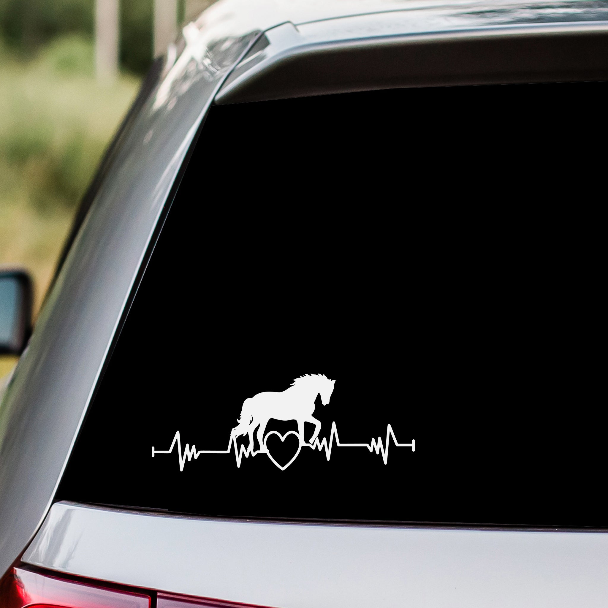 Horse Heartbeat Decal