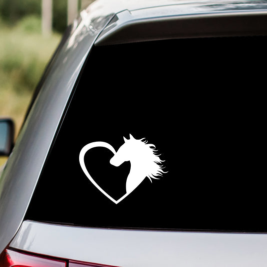 Horse Heart Decal