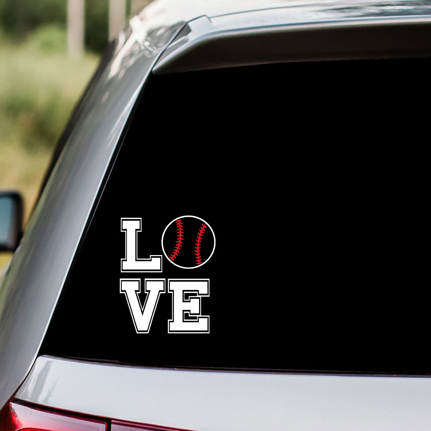 Love Baseball Decal