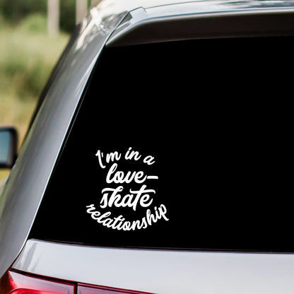 Love Skate Decal