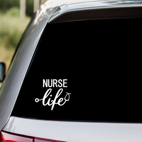 Nurse Life Decal Sticker