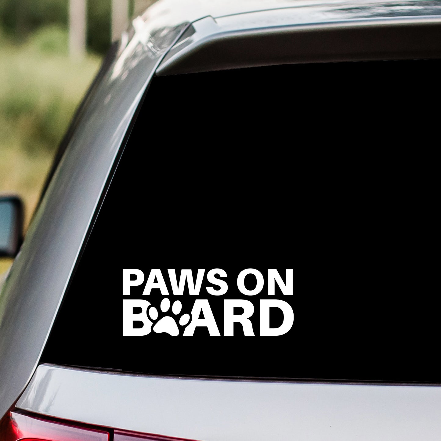 Paws On Board Decal