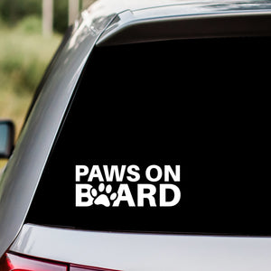 Paws On Board Decal