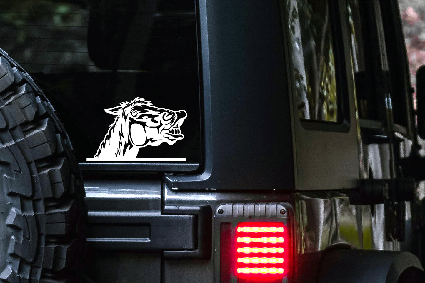 Peeking Horse Decal