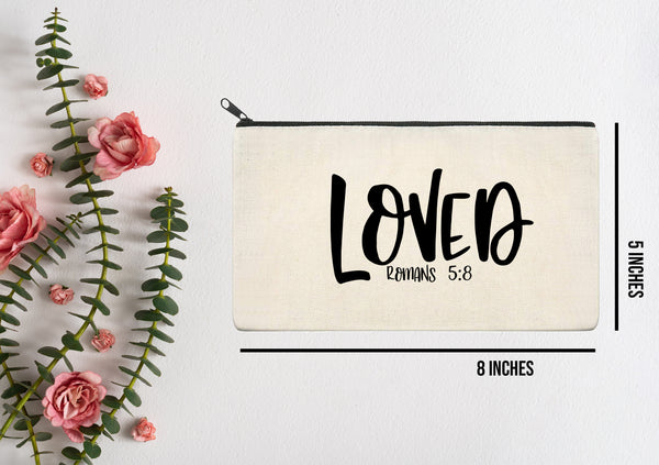 Canvas Pouch with Scriptures