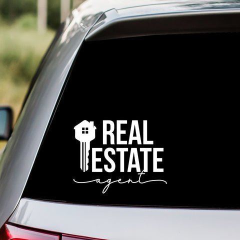 Real Estate Agent Decal Sticker